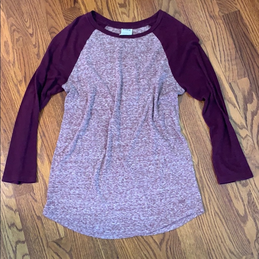 PINK Quarter sleeve tshirt Small